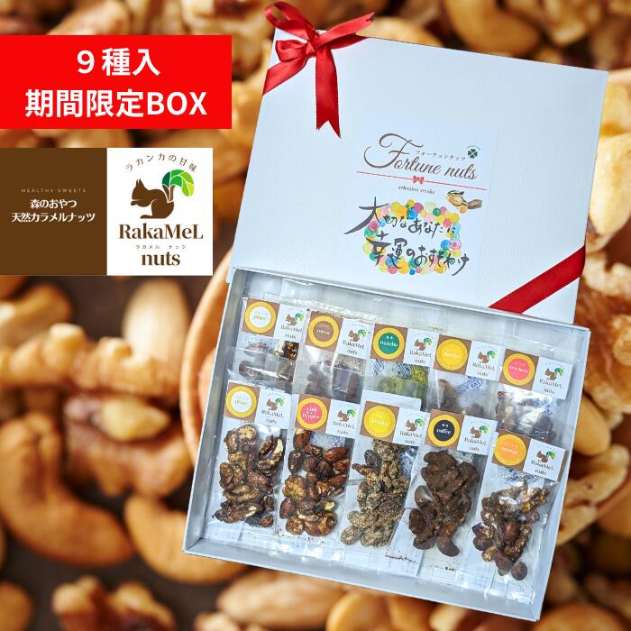 【送料無料】ラカメルナッツ20g×9種セット（10袋入り）　RaKaMeLnuts　ラカンカ　砂糖ほぼ不使用　人工甘味料不使用　桜スモークナッツ　プレーン　無農薬唐辛子　ココア　コーヒー　抹茶　きなこ　いちご　マンゴー　オレンジ　ポスト投函　ギフト　ホワイトデー