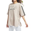 Tシャツ 五分袖 レディース シニア 春夏 フィラ 汗に負けない!大人のロゴTシャツ 全3色 FILA ラウンドカット 婦人服 ミセス 女性 汗染み 対策 ブル...