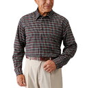 カジュアルシャツ メンズ シニア 秋冬 ピエルッチ ウール入りデザインシャツ(2色組) 紳士服 男性 チェックシャツ チェック柄 格子柄 ブラック系 グレー系 シンプル ウール混 シニアファッション 50代 60代 70代 80代 父の日 お父さん sai p21787 p26854(4)