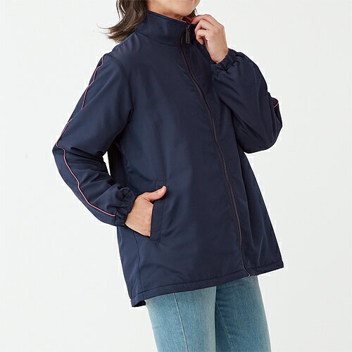 裏フリース撥水ジャケット 全2色 ジャケット フリース はっ水加工 レディース 婦人服 ミセス シニア 女性 ピンク ネイビー スタンドカラー ジャケット フリース裏地 カジュアル スポーティー シンプル 40代 50代 60代 70代 80代 90代 母の日 秋冬　pos　cer　p28161　p29223 kenkoukaiteki-10017132 健康と快適生活 楽天市場店 パッケージ画像