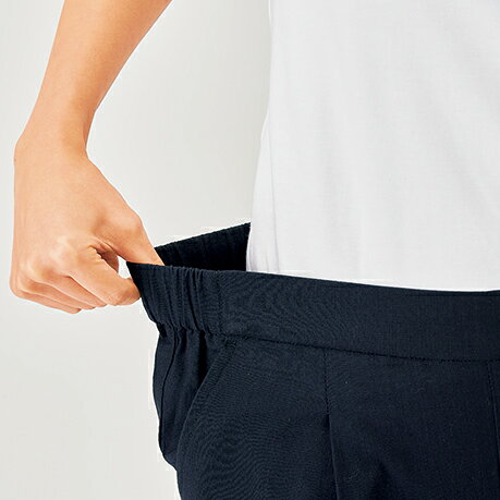 綿混さらさらテーパードパンツ 2色組 選べる股下丈 綿混 テーパードパンツ ズボン レディース 婦人服 ミセス シニア 女性 大人 スラブ素材 タックパンツ 無地 シンプル シニアファッション 40代 50代 60代 70代 80代 90代 母の日 お母さん 春物 夏物 春夏　pos　sowa　p28744 kenkoukaiteki-10017338 健康と快適生活 楽天市場店 サンプル画像3