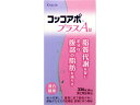 気になるおなか周りの脂肪に。■　製品特長●「コッコアポプラスA錠」は、漢方の古典といわれる中国の医書「宣明論」に収載されている「防風通聖散」という薬方からなる漢方製剤です。 ●脂質の代謝をあげて、余分なお腹周りの脂肪を減らします。 また、お腹の脂肪が多い方の便秘などにも効果があります。 ●のみやすい、においの少ないフィルムコート錠です。■　効能・効果●体力充実して、腹部に皮下脂肪が多く、便秘がちなものの次の諸症。 高血圧や肥満に伴う動悸・肩こり・のぼせ・むくみ・便秘、蓄膿症(副鼻腔炎)、湿疹・皮膚炎、ふきでもの(にきび)、肥満症。■　用法・用量●次の量を1日3回食前又は食間に水又は白湯にて服用。 ・〔年齢〕 成人(15才以上) 〔1回量 〕 4錠 〔1日服用回数〕 3回 ・〔年齢〕 15才未満 〔1回量〕 服用しないこと 〔1日服用回数〕 服用しないこと■　成分●成人1日の服用量12錠(1錠335mg)中 ・防風通聖散料エキス粉末　2，850mg ・トウキ ・シャクヤク ・センキュウ ・サンシシ ・レンギョウ ・ハッカ ・ケイガイ ・ボウフウ ・マオウ 各0.6g。 ・ショウキョウ　0.2g ・ダイオウ　0.75g ・乾燥硫酸ナトリウム　0.375g ・ビャクジュツ ・キキョウ ・オウゴン ・カンゾウ ・セッコウ 各1.0g カッセキ　1.5gより抽出。 ●添加物 ・香料 ・デキストリン ・二酸化ケイ素 ・CMC-Ca ・ステアリン酸Mg ・セルロース ・ヒプロメロース ・マクロゴール ・酸化チタン ・三二酸化鉄 ・カルナウバロウ■　使用上の注意●してはいけないこと (守らないと現在の症状が悪化したり、副作用が起こりやすくなります)。 1.本剤を服用している間は、次の医薬品を服用しないでください。 他の瀉下薬(下剤)。 2.授乳中の人は本剤を服用しないか、本剤を服用する場合は授乳を避けてください。 ●相談すること 1.次の人は服用前に医師、薬剤師又は登録販売者に相談してください。 (1)医師の治療を受けている人。 (2)妊婦又は妊娠していると思われる人。 (3)体の虚弱な人(体力の衰えている人、体の弱い人)。 (4)胃腸が弱く下痢しやすい人。 (5)発汗傾向の著しい人。 (6)高齢者。 (7)今までに薬などにより発疹・発赤、かゆみ等を起こしたことがある人。 (8)次の症状のある人。 むくみ、排尿困難。 (9)次の診断を受けた人。 高血圧、心臓病、腎臓病、甲状腺機能障害。 2.服用後、次の症状があらわれた場合は副作用の可能性があるので、直ちに服用を中止し、この文書を持って医師、薬剤師又は登録販売者に相談してください。 〔関係部位〕〔症状〕 皮膚 : 発疹・発赤、かゆみ。 消化器 : 胃部不快感、はげしい腹痛を伴う下痢、腹痛。 まれに下記の重篤な症状が起こることがある。 その場合は直ちに医師の診療を受けてください。 ・〔症状の名称〕間質性肺炎。 〔症状〕階段を上ったり、少し無理をしたりすると息切れがする・息苦しくなる、空せき、発熱等がみられ、これらが急にあらわれたり、持続したりする。 ・〔症状の名称〕偽アルドステロン症、ミオパチー。 〔症状〕手足のだるさ、しびれ、つっぱり感やこわばりに加えて、脱力感、筋肉痛があらわれ、徐々に強くなる。 ・〔症状の名称〕肝機能障害。 〔症状〕発熱、かゆみ、発疹、黄疸(皮膚や白目が黄色くなる)、褐色尿、全身のだるさ、食欲不振等があらわれる。 3.服用後、次の症状があらわれることがあるので、このような症状の持続又は増強が見られた場合には、服用を中止し、医師、薬剤師又は登録販売者に相談してください。 下痢。 4.1ヵ月位(便秘に服用する場合には1週間位)服用しても症状がよくならない場合は服用を中止し、この文書を持って医師、薬剤師又は登録販売者に相談してください。 5.長期連用する場合には、医師、薬剤師又は登録販売者に相談してください。■　保管及び取り扱い上の注意(1)直射日光の当たらない湿気の少ない涼しい所に密栓して保管してください。 (2)小児の手の届かない所に保管してください。 (3)他の容器に入れ替えないでください(誤用の原因になったり品質が変わります。) (4)ビンの中の詰物は、輸送中に錠剤が破損するのを防ぐためのものです。 開栓後は不要となりますのですててください。 (5)使用期限のすぎた商品は服用しないでください。 (6)水分が錠剤につきますと、変色または色むらを生じることがありますので、誤って水滴を落としたり、ぬれた手で触れないでください。■　製造販売元●クラシエ製薬株式会社 108-8080 東京都港区海岸3-20-20 TEL　03-5446-3334■　区分【第2類医薬品】■　使用期限●使用期限まで半年以上あるものをお送りします。■　税制対象商品こちらの商品は【セルフメディケーション税制対象商品】となります。 （商品名の頭に◆印が入っている商品が対象商品となります） 控除を受ける際には、お届けした時の箱の中に同封してある 【お買い上げ明細書　兼　領収書】をご利用ください。