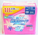 ♪ポイズ　肌ケアパッド　超吸収ワイド　一気に出る多量モレに安心用　300cc　18枚入り ■お取り寄せ対応品■