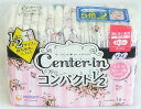 ♪センターイン コンパクト1/2 特に多い昼用 スイートフローラル 羽つき スリム 24.5cm 16個入り ■お取り寄せ対応品■