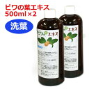 6ケ月以上熟成 無農薬ビワの葉エキス（洗葉濃厚タイプ）500ml×2本セット 健康サポート専門店オリジナル 【枇杷葉（びわ葉）エキス】【..