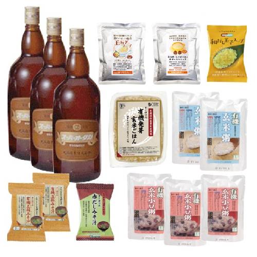 大高酵素3600ml相当+断食回復食セット3日分＋青パパイヤー酵素食品6袋付（説明書付）【断食】【ファスティング】※送料無料（一部地域を除く）