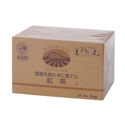 【お買上特典】農薬を使わずに育てた紅茶 ティーバッグ 44g 2.2g 20包 【菱和園】