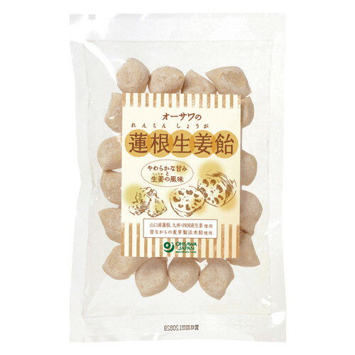 【お買上特典】【10-6月限定商品】オーサワの蓮根生姜飴 100g【宅配便のみ】