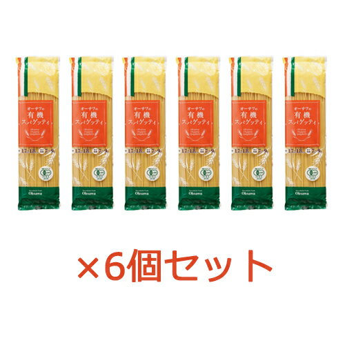 【お買上特典】オーサワの有機スパゲッティ 500g×6個セット ※送料無料（一部地域を除く）