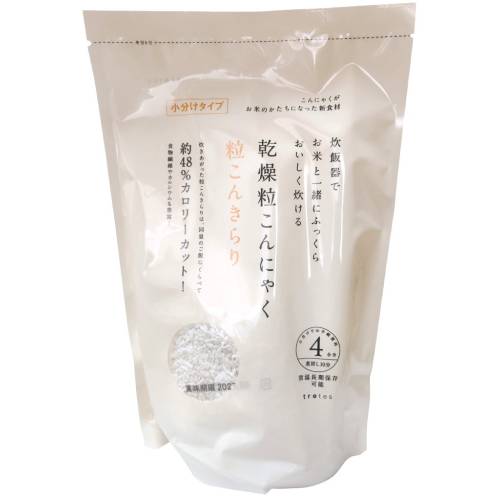 【お買上特典】乾燥粒こんにゃく・粒こんきらり （60g×4） 【トレテス】