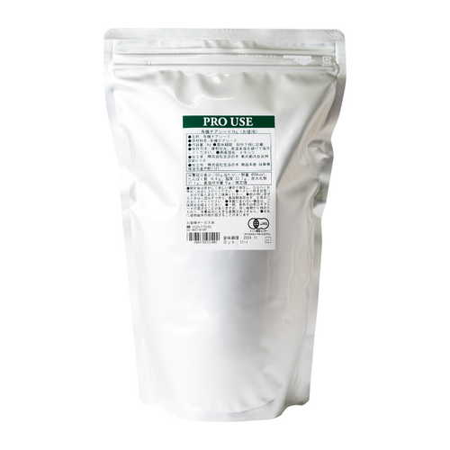 ■商品名：有機ブラックチアシード（お徳用）／Organic Chia seed（Black）■内容量：1kg■原材料：有機チアシード（メキシコ産）■賞味期限：製造日より未開封：製造後24ヶ月（2年）開封後：お早めにお召し上がりください。■商品詳細：食物繊維、オメガ3（α-リノレン酸）、オメガ6（リノール酸）を含む有機チアシード。そのままの状態ではプチプチとした食感があり、水分を含むと15分程で膨らみます。強い風味がなく食材との相性を選ばない毎日取り入れやすいスーパーフードです。召し上がり方：水分を含むと15分ほどで膨らみます。そのままサラダにかけたり、ジュースやスープに入れてお召し上がりください。※一部白色のチアシードが混ざることがあります。ご了承ください。