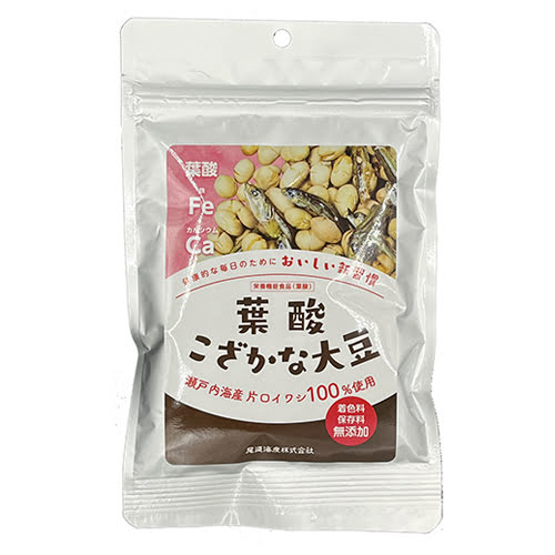 葉酸こざかな大豆 （50g） 【尾道海産】 1