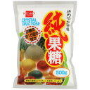 ■商品名：純果糖■内容量:500g■メーカー：健康フーズ■賞味期限：製造日より1年■原材料：とうもろこし（アメリカ産）■商品詳細：○果糖は、果物や蜂蜜に含まれている糖です。○天然の糖の中で、一番甘味度が高く、甘さは砂糖の1.3〜1.7倍です。○保湿性があるので、スポンジケーキなどに適しています。○砂糖に比べ、虫歯を作る原因になりにくい糖といわれています。