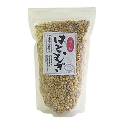 ■商品名：はとむぎ 焙じ粒　■内容量：250g■原材料：ハトムギ（タイ）■賞味期間：製造日より1年1ヶ月■殻を取り除いたはとむぎの粒を焙煎しました。香ばしくそのままポリポリとお茶うけや、お子様のおやつにお召し上がれます。シリアル風にも。