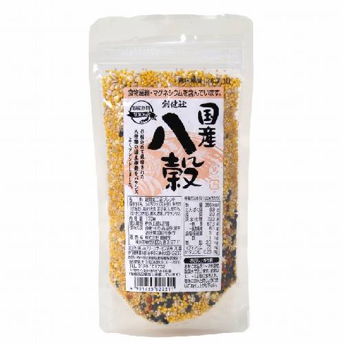 国産八穀 (170g) 【創健社】