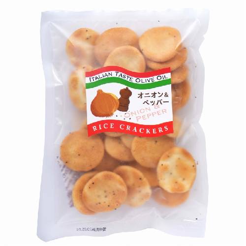 ライスクラッカー　オニオン＆ペッパー （80g）【味泉】