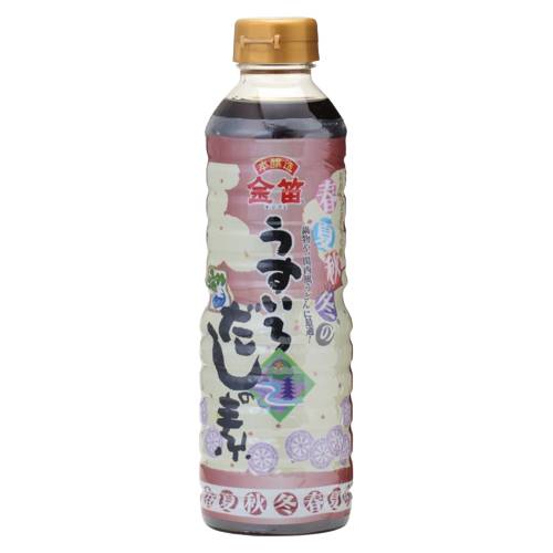 金笛 春夏秋冬のうすいろだしの素 500ml【笛...の商品画像