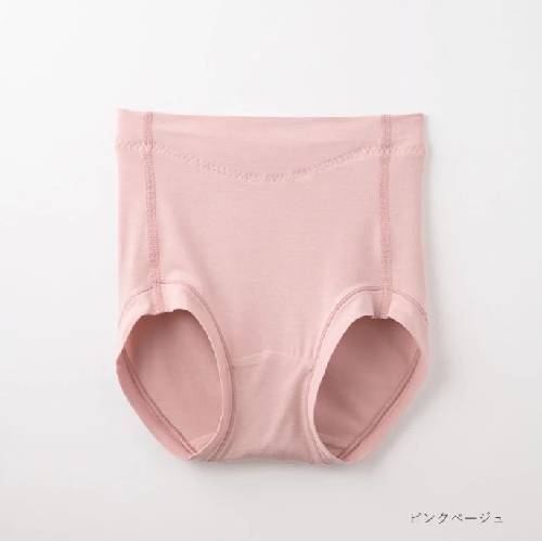 【竹布特典】【ゆうパケット対応】TAKEFU ベリーショーツ ピンクベージュ M 【ナファ生活研究所】