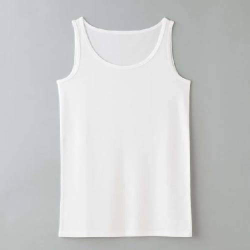 【竹布特典】さらりノースリーブ オフホワイト LL 【ナファ生活研究所】※送料無料 (一部地域を除く)