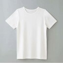 【竹布特典】 さらりTシャツ オフホワイト LL 【ナファ生活研究所】※送料無料(一部地域を除く)(4)