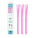 SUTENAI(ステナイ)シリコンストロー MAGENTA(SEMI-CLEAR)(STN-SC003) (3本セットコネクターなし) 【アイエスネットレ有限会...