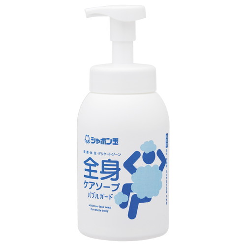 全身ケアソープバブルガードボトル 570ml 【シャボン玉石けん】 全身ケアソープバブルガードボトル 570ml 【シャボン玉石けん】