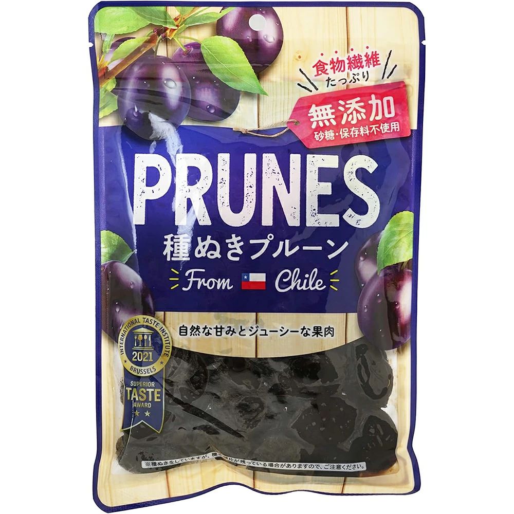 木野物産株式会社チリ産種抜きプルーン　250g