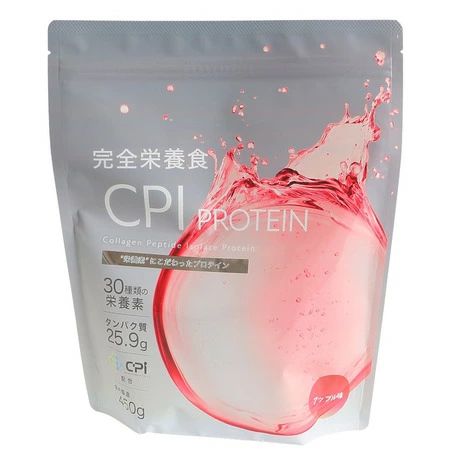 ALL UP（ALL UP）（メンズ、レディース）CPI完全栄養食プロテイン アップル味 450g