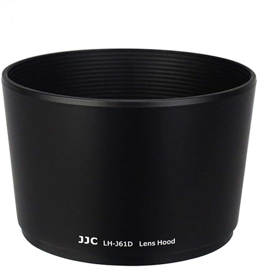 JJC LH-J61D ブラックバヨネットレンズフード オリンパス 40-150mm f/4-5.6 Zuiko ED ズームレンズ用 OLYMPUSレンズフード LH-61D