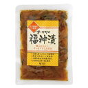 ■商品名：オーサワの福神漬■内容量：120g■原材料：有機大根（宮崎産）・きゅうり（宮崎産）、なす（徳島産他）、有機にんじん（鹿児島・宮崎産）、しょうが（宮崎・大分産）、なた豆（宮崎産）、しそ葉（宮崎産）、昆布（北海道産）、漬け原材料【有機ぶどう果汁（アルゼンチン産）、しょうゆ（茜醤油）、みりん、梅酢、昆布だし、食塩（海の精）】■開封前賞味期間：製造日より常温で8ヶ月■メーカー：オーサワジャパン■国内産野菜使用歯ごたえよく、すっきりした甘み有機大根・人参、農薬不使用　生姜・しそ葉使用茜醤油使用天然醸造調味料使用カレーのお供などに砂糖・添加物不使用 ＞お届けについてや、日数の目安はこちら◆◆　「オーサワの福神漬」　開発秘話　◆◆ 宮崎産の有機栽培大根をはじめ、九州産の野菜を基本につくりました。 調味料にもこだわり、醤油は本醸造醤油「茜醤油」を、塩は伝統海塩「海の精」を使用。縁起のよい豆とされる「なた豆」も入っています。 甘さの強いイメージの福神漬けですが、 「オーサワの福神漬け」は砂糖を使わずにすっきりとやさしい甘さに仕上げてありますのでカレーのお供としてだけでなく、そのままでも美味しくお百し上がりいただけます。