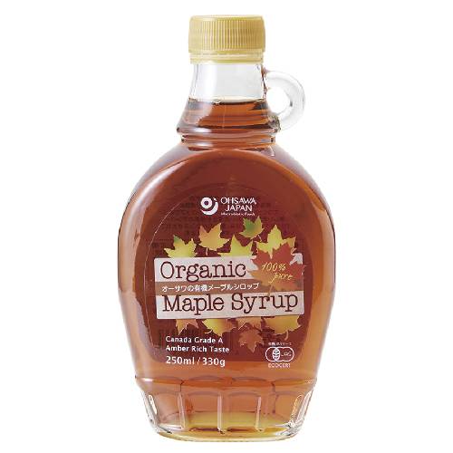 【お買上特典】オーサワの有機メープルシロップ アンバー(リッチテイスト) 250ml(330g) 【オーサワジャパン】【有機JAS認定品】