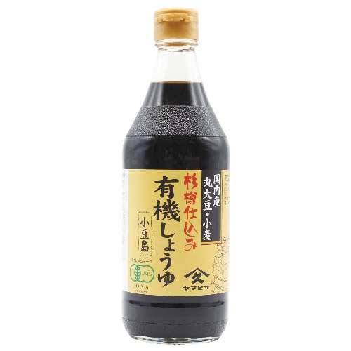 【お買上特典】ヤマヒサ 有機しょうゆ・濃口 500ml