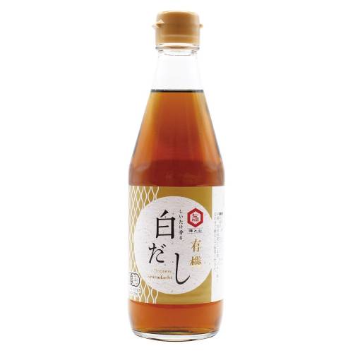 【お買上特典】しいたけ香る有機白だし 360ml 【七福醸造】