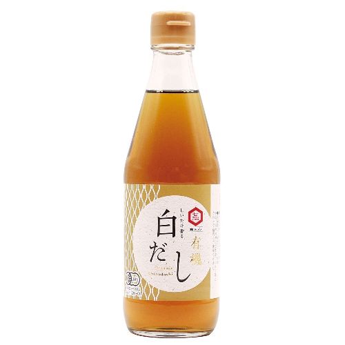 【お買上特典】しいたけ香る有機白だし 360ml 【七福醸造】