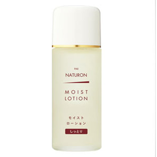 ■商品名:パックスナチュロン モイストローション■内容量:100ml■成分:水、グリセリン、トレハロース、クインスシードエキス、ビワ葉エキス、シラカバエキス、ヘチマエキス、カンゾウ根エキス、キサンタンガム、ヒノキチオール、クエン酸、クエン酸Na、エタノール■洗顔後の肌を弱酸性にし、潤いを補う化粧水です。■日本アルプスの天然水にトレハロース、クインスシードエキスなど、天然由来の保湿成分を配合しました。 ■刺激の気になるエタノールの含有量を最小限に抑えたマイルドなつけ心地。(植物エキスの抽出に使用した分のみの0.5%未満)■少しとろみのある液状でしっとりとした使用感ですが、べとつきません。 ■合成界面活性剤、合成保存料、香料、着色料は使用していません。■ごくまれに、エキス分が沈殿することがございます。