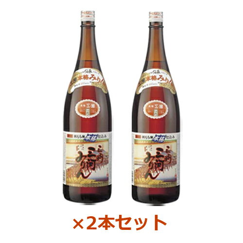 ■商品名：三州三河みりん■内容量：1.8l×2本セット■原材料：もち米、米こうじ、本格焼酎■アルコール分：14度■エキス分：43度以上■メーカ：角谷文治郎商店■伝統的な醸造法によりキレのよい上品な甘さと濃醇な昧わいがあります。