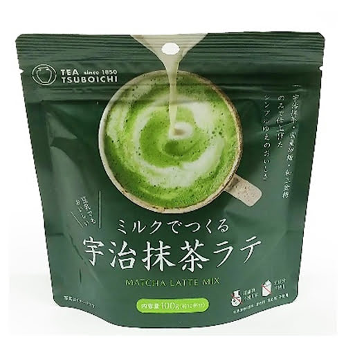 ミルクでつくる宇治抹茶ラテ （100g） 【つぼ市製茶本舗】