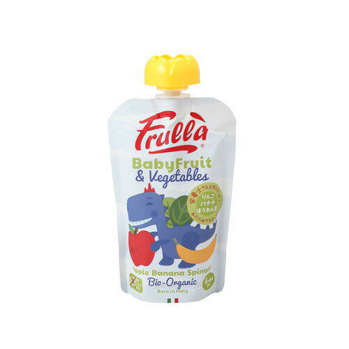 有機ベビースムージー りんご・バナナ・ほうれん草 (100g) 【Frulla】 有機ベビースムージー りんご・バナナ・ほうれん草 (100g) 【Frulla】
