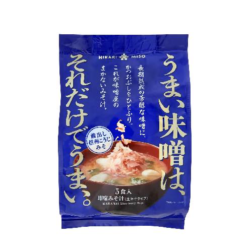 味噌屋のまかないみそ汁 蔵出し信州こうじみそ (5食) 【ひかり味噌】 味噌屋のまかないみそ汁 蔵出し信州こうじみそ (5食) 【ひかり味噌】