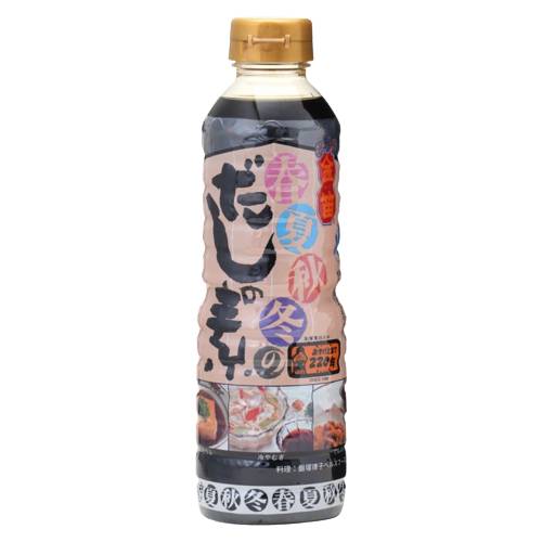 金笛 春夏秋冬のだしの素 500ml【笛木醤油】 1