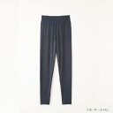 【竹布特典】スパッツ(10分丈) スモーキーネイビー L~LL 【ナファ生活研究所】(4)