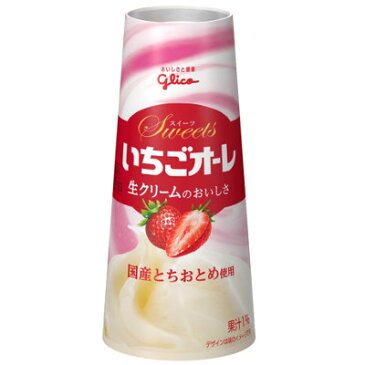 グリコ いちごオーレ180ml　20本