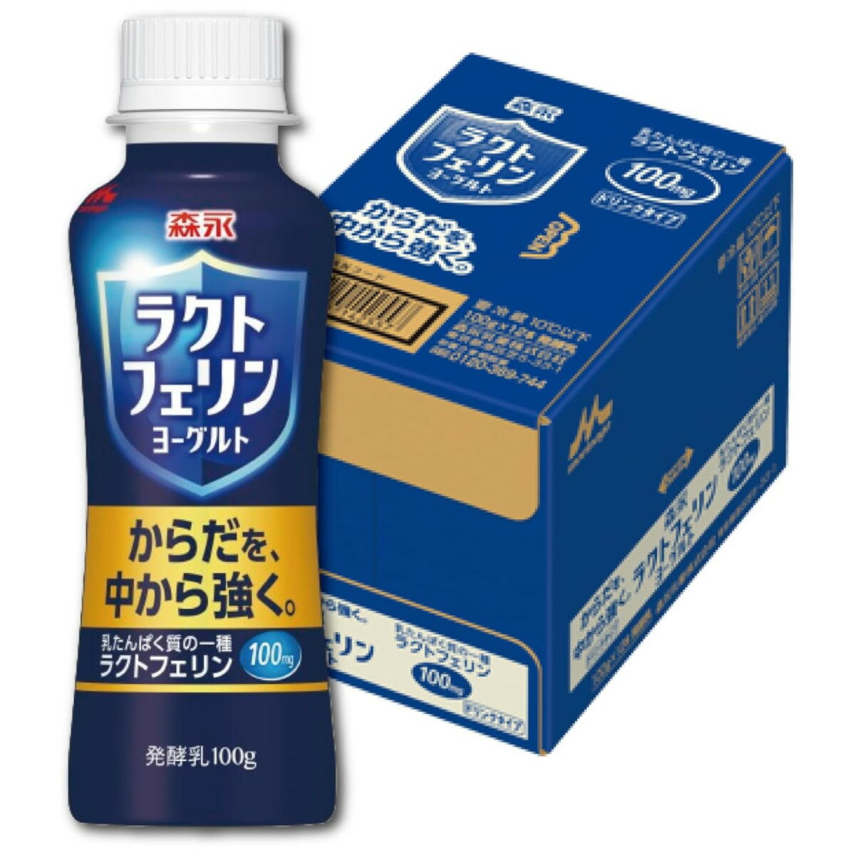 森永乳業 ラクトフェリンヨーグルト ドリンクタイプ 100g 12本入