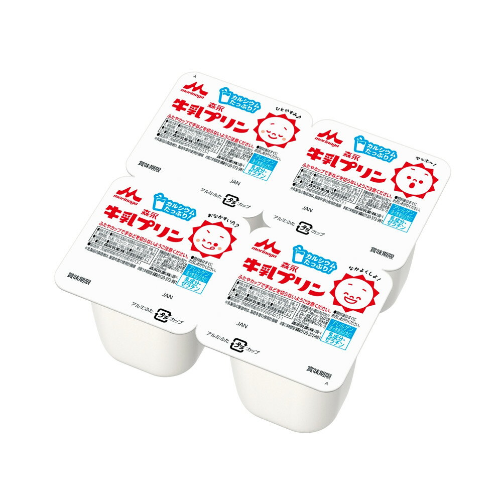 森永乳業 森永牛乳プリン4個(60g×4)　市乳デザイン 6パック　給食・施設向け商品 要冷蔵