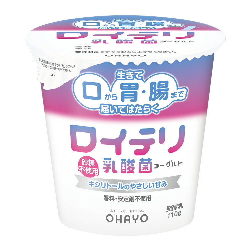オハヨー乳業 ロイテリ乳酸菌ヨーグルト 110g 8個