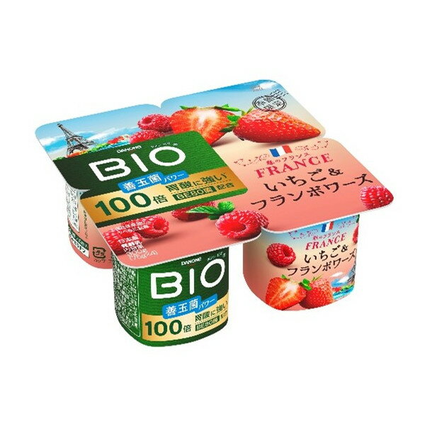 ダノン ビオ ヨーグルト いちご&フランボワーズ 4P(75g×4)