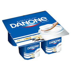 ダノン　ダノンヨーグルト　バニラ風味4P　6パック
