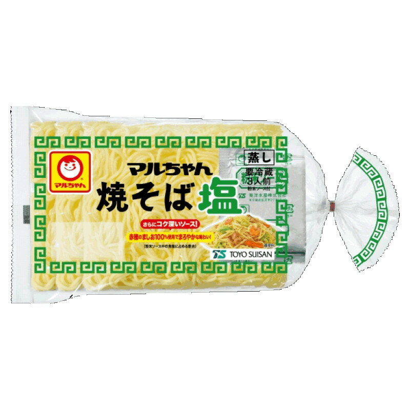 【要冷蔵】東洋水産 マルちゃん焼そば　塩　3人前 477g(めん150g×3)X6袋【送料無料】【父の日熨斗無料対応】のサムネイル