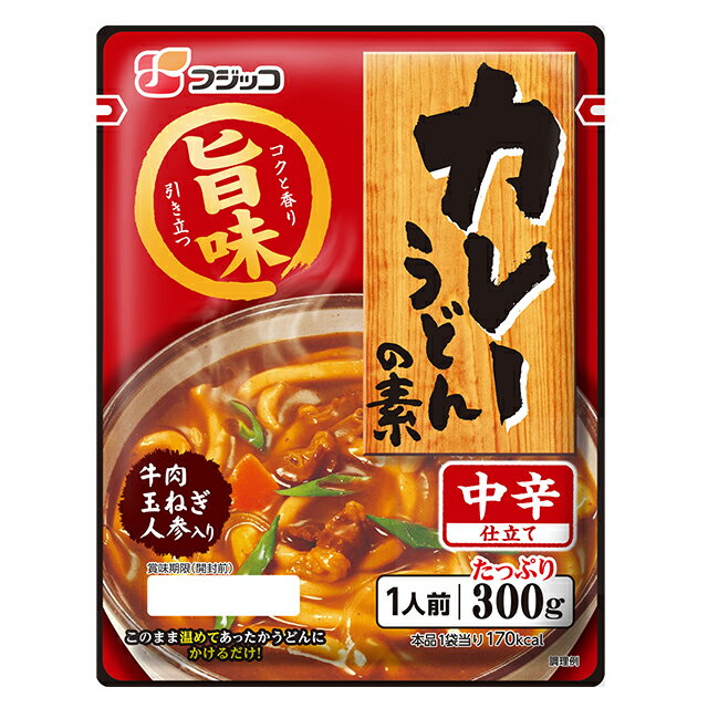 フジッコ カレーうどんの素 中辛 300gX5袋《母の日熨斗紙無料》のサムネイル