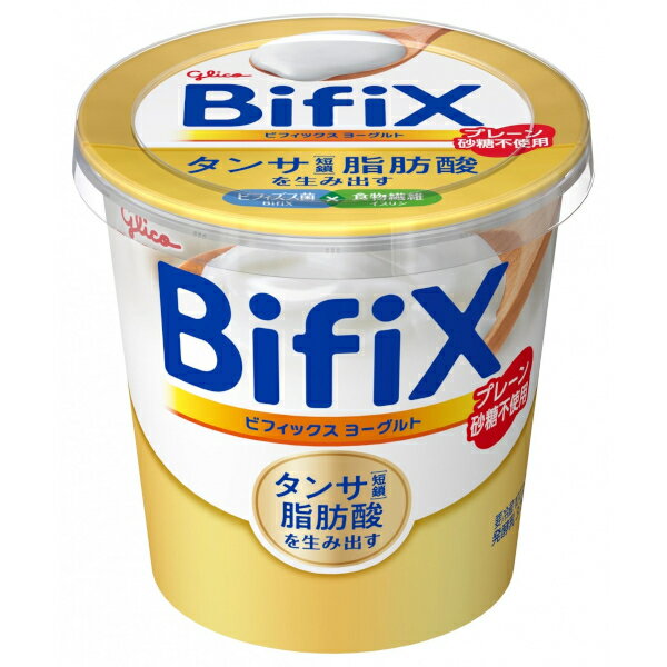 江崎グリコ BifiX(ビフィックス)ヨーグルトプレーン砂糖不使用375g 6個